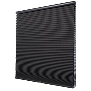 Persilux Blackout Cellular Shades Cordless Home Window Blinds 27" x 64" Black